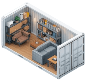 Large 320 Sqft Container Self Storage