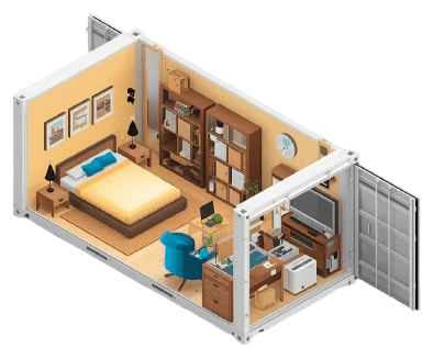 Midi 75 Sqft Container Self Storage